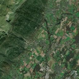 Vue aérienne des environs de Chalet Bévy