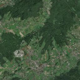Vue aérienne des environs de Aire de repos à Brenthonne
