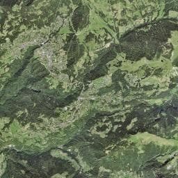 Vue aérienne des environs de La Source