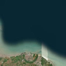 Vue aérienne des environs de Camping Les Remparts