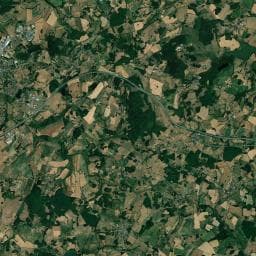 Vue aérienne des environs de Camping l'Aquarelle du Limousin