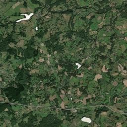 Vue aérienne des environs de Camping La Semnadisse
