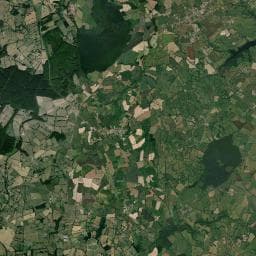 Vue aérienne des environs de La Chassagne