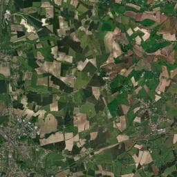 Vue aérienne des environs de Aire de Camping-Cars de Billy
