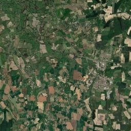 Vue aérienne des environs de Le Renom