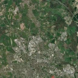 Vue aérienne des environs de Aire Naturelle Chatard