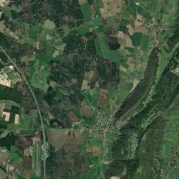 Vue aérienne des environs de Abri St Julien