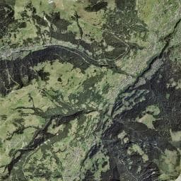 Vue aérienne des environs de Chalet de Savolayre C.A.S