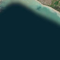 Vue aérienne des environs de Les Dunes