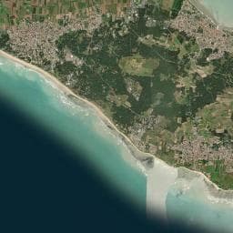 Vue aérienne des environs de Interlude
