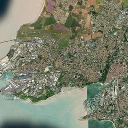 Vue aérienne des environs de Parking de Verdun