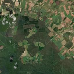Vue aérienne des environs de Camping Terre Neuve