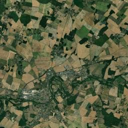 Vue aérienne des environs de Camping à Civray