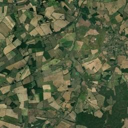 Vue aérienne des environs de Aire de camping-car à Mauprévoir