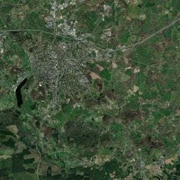 Vue aérienne des environs de Camping à Guéret