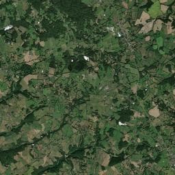Vue aérienne des environs de Aire de camping-car à Ajain