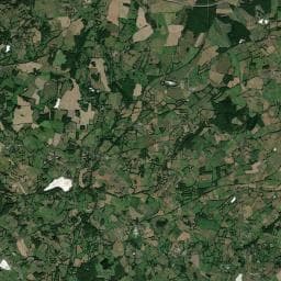 Vue aérienne des environs de Aire de camping-car à Saint-Chabrais