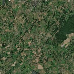 Vue aérienne des environs de Camping de la Voueize