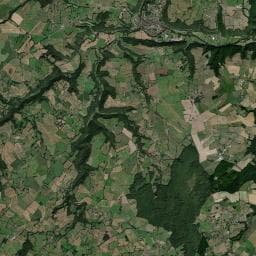 Vue aérienne des environs de Aire de camping-car à Budelière (2)