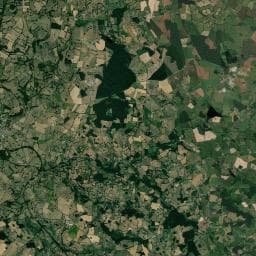 Vue aérienne des environs de Aire de camping-car à Terjat