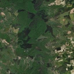 Vue aérienne des environs de Camping à Valignat