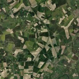 Vue aérienne des environs de Aire d'accueil de Camping-cars