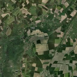 Vue aérienne des environs de Camping à Jenzat