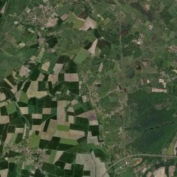 Vue aérienne des environs de Camping à la ferme L'Hippocamp'
