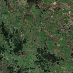 Vue aérienne des environs de Aire de camping-car à Le Crozet