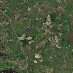 Vue aérienne des environs de Camping municipal Beausoleil