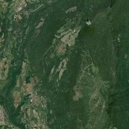 Vue aérienne des environs de Cabane du Téléphone
