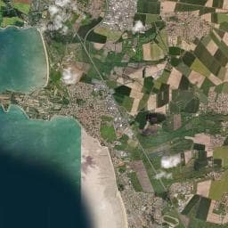 Vue aérienne des environs de Camping 2 Plages & Océan