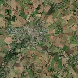 Vue aérienne des environs de Aire de camping-car à Surgères