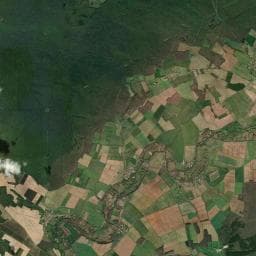 Vue aérienne des environs de Camping à Dampierre-sur-Boutonne