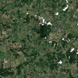 Vue aérienne des environs de La Forêt