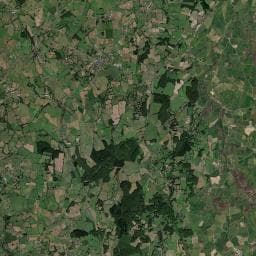 Vue aérienne des environs de Aire de camping-car à Saint-Priest