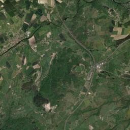 Vue aérienne des environs de Aire de camping-car à Marcillat