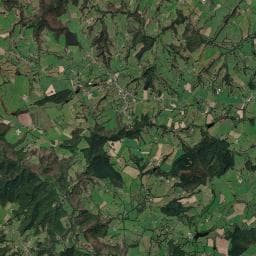 Vue aérienne des environs de Campingmoto Auvergne