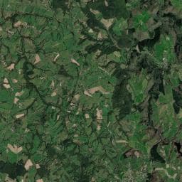 Vue aérienne des environs de Camping Retro Passion