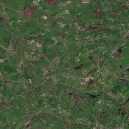 Vue aérienne des environs de Le Grand Couvert Parking