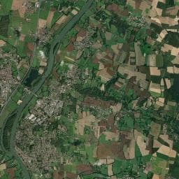 Vue aérienne des environs de Aire de camping-car à Taponas