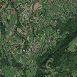 Vue aérienne des environs de Domaine de la Colombière