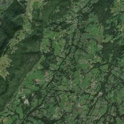 Vue aérienne des environs de Fontaine de la Croisette