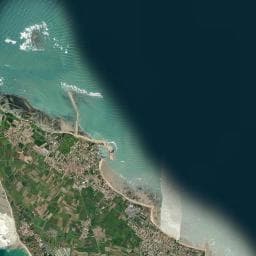 Vue aérienne des environs de Parking du Camping Municipal