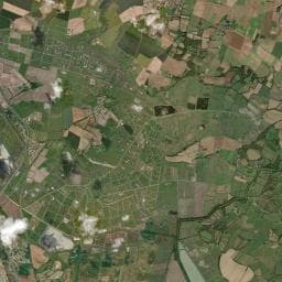 Vue aérienne des environs de La Cabane des Frênes