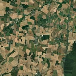 Vue aérienne des environs de Aire de Lozay