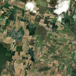 Vue aérienne des environs de Aire de camping-car à La Jarrie-Audouin