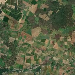 Vue aérienne des environs de Camping Municipal de Dampierre-sur-Boutonne