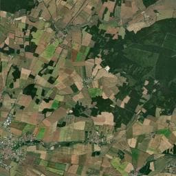 Vue aérienne des environs de Camping Le Lizot