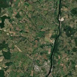 Vue aérienne des environs de Les Ribières